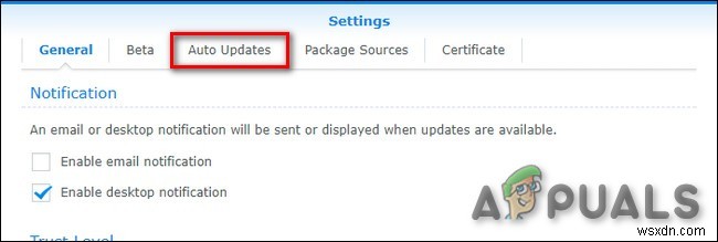 Cách cập nhật thủ công và tự động các gói Synology NAS
