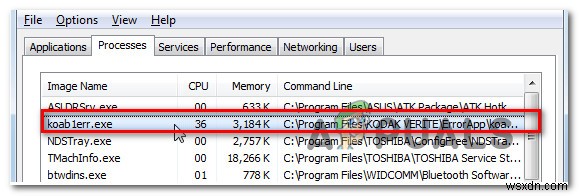 koab1err.exe là gì và có nên xóa không?