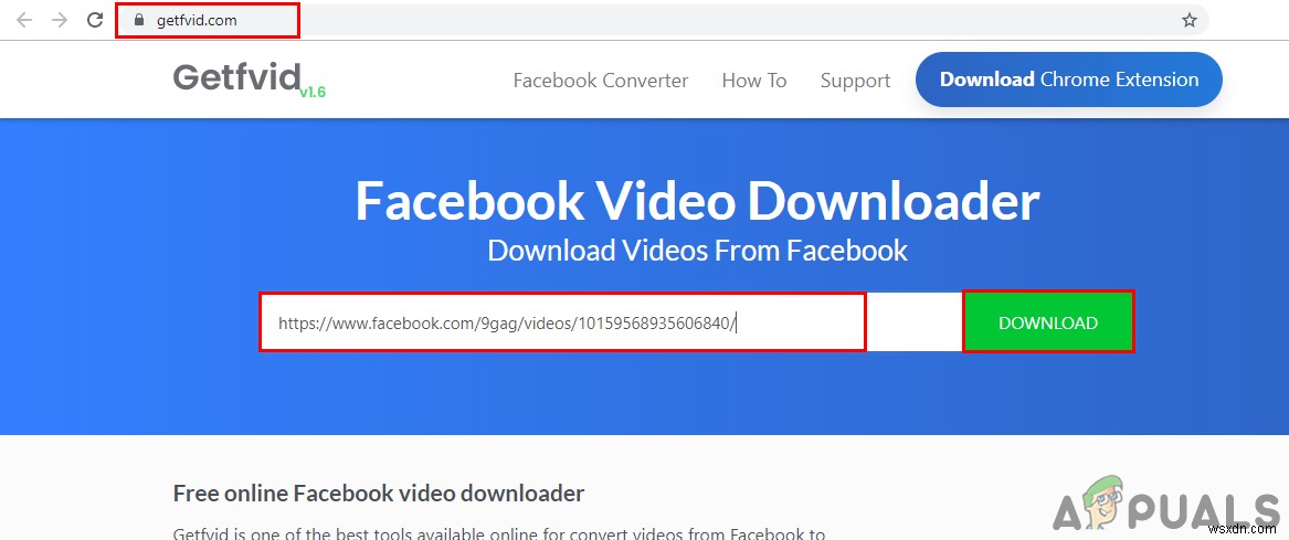 Cách tải video Facebook trên PC