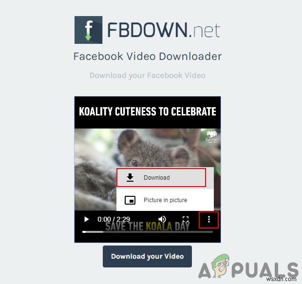 Cách tải video Facebook trên PC