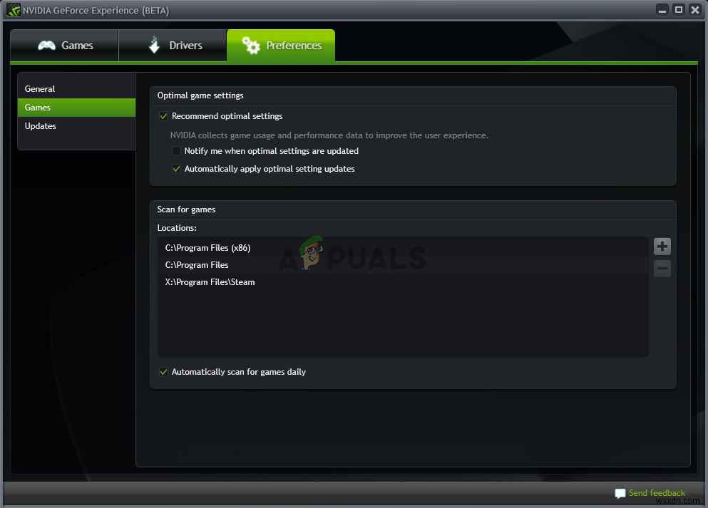 Cách Sửa Lỗi GeForce Experience Không Tìm Thấy Game Trên Windows