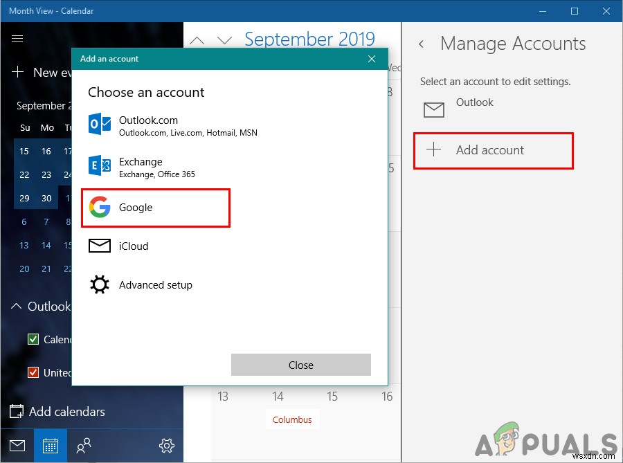 Cách đặt Google Calendar lên Desktop Windows 10