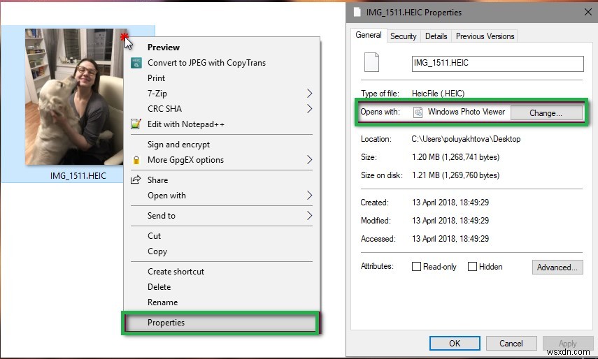 Cách mở file HEIC trên Windows