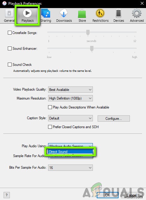 Cách khắc phục lỗi  iTunes đã phát hiện vấn đề với cấu hình âm thanh của bạn 