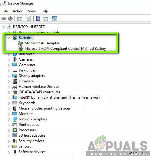Cách khắc phục lỗi  No Battery Detected  (Không phát hiện pin) trên Windows 10