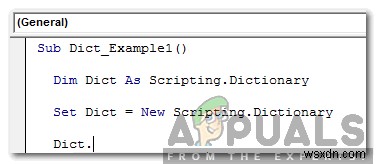 Cách khắc phục lỗi  Subscript Out of Range  trong Visual Basic for Applications