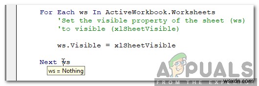 Cách khắc phục lỗi  Subscript Out of Range  trong Visual Basic for Applications