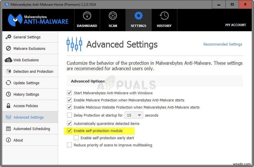 Cách khắc phục lỗi Malwarebytes Service占用高CPU trên Windows