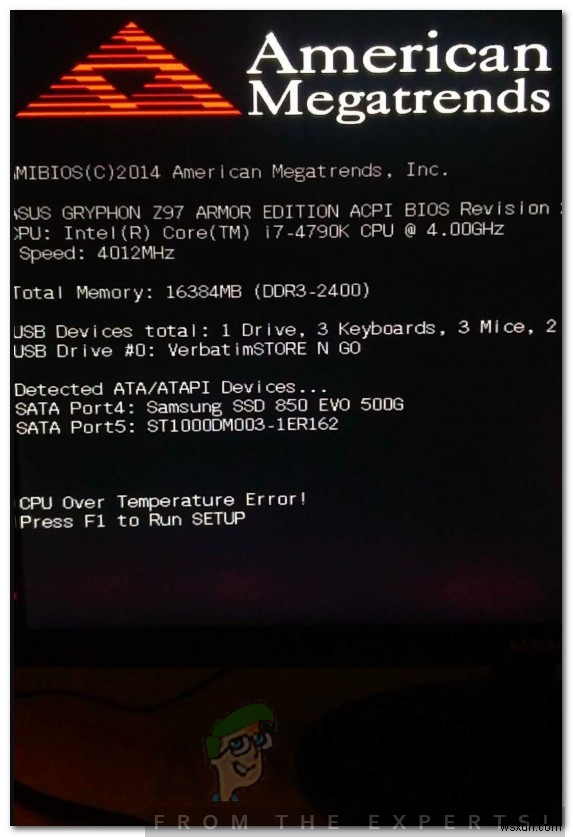 Cách khắc phục lỗi CPU Over Temperature Error?