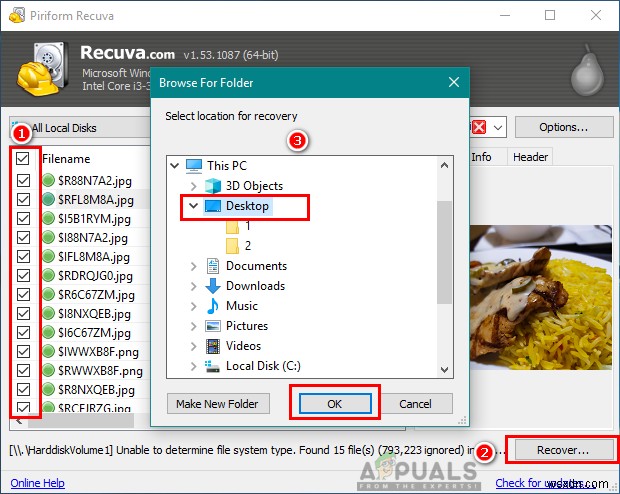 Cách khôi phục file đã xóa khỏi Recycle Bin trên Windows