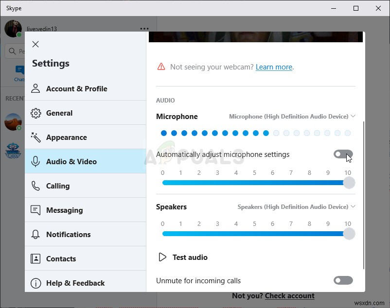Cách khắc phục lỗi Skype Share System Sound không hoạt động trên Windows