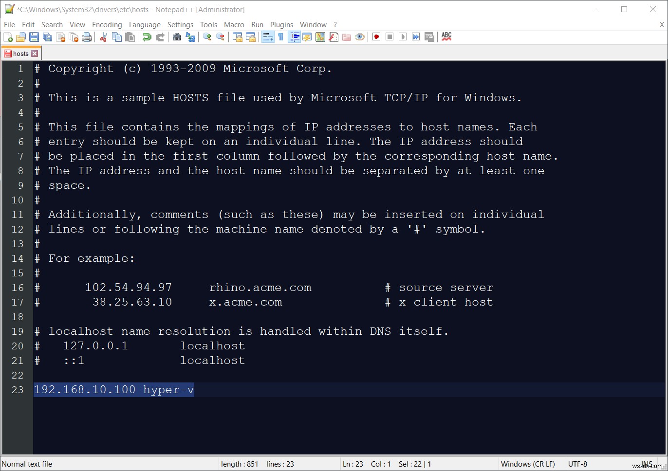 Hyper-V 2019 Core Remote Management