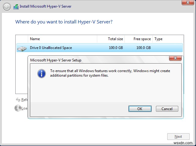 Cách cài đặt Hyper-V 2019 Server Core