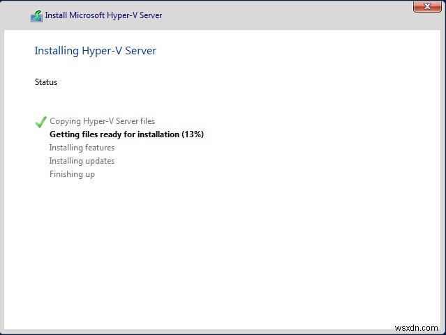 Cách cài đặt Hyper-V 2019 Server Core
