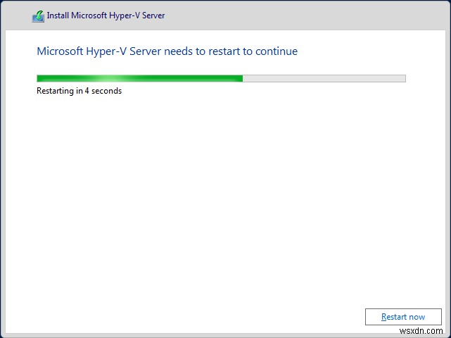 Cách cài đặt Hyper-V 2019 Server Core