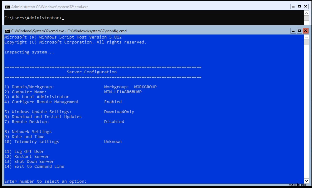 Cách cài đặt Hyper-V 2019 Server Core