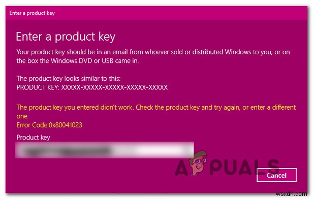 Cách khắc phục lỗi kích hoạt Windows 10 0x80041023