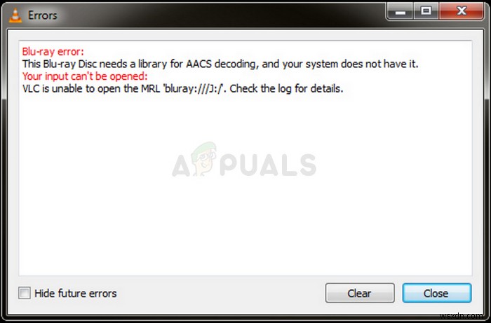 Cách khắc phục lỗi  Your Input Can t be Opened  trên VLC
