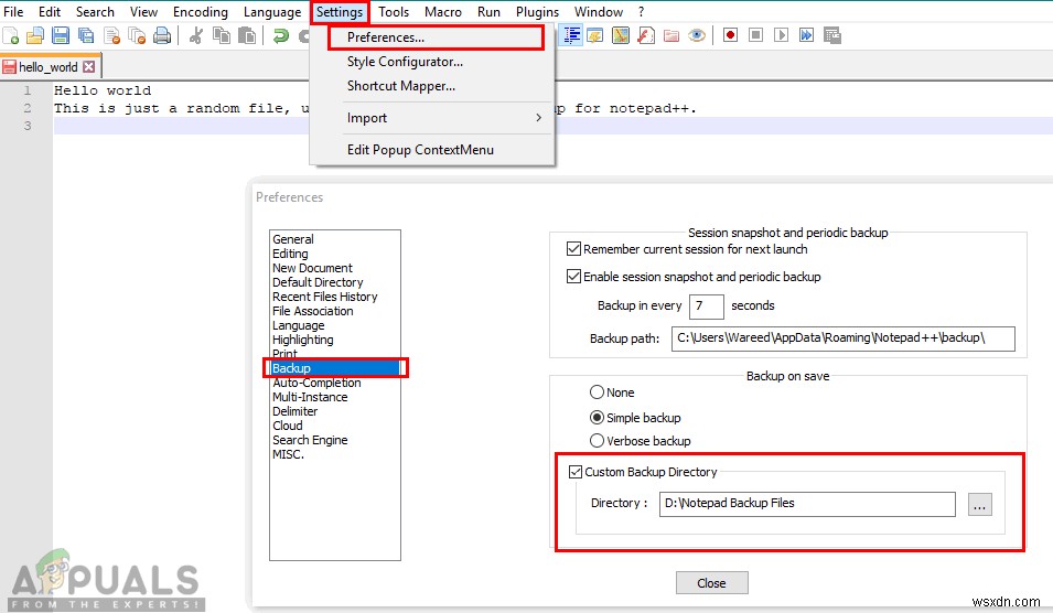 File extension  .bak  là gì và cách mở file .bak?