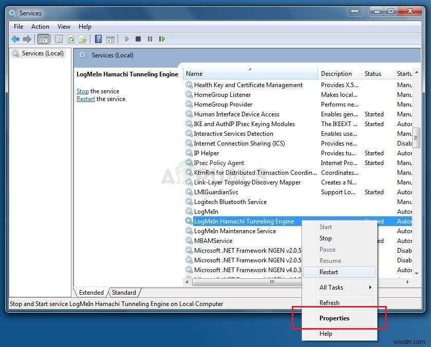 Cách khắc phục lỗi Hamachi Tunnel trên Windows