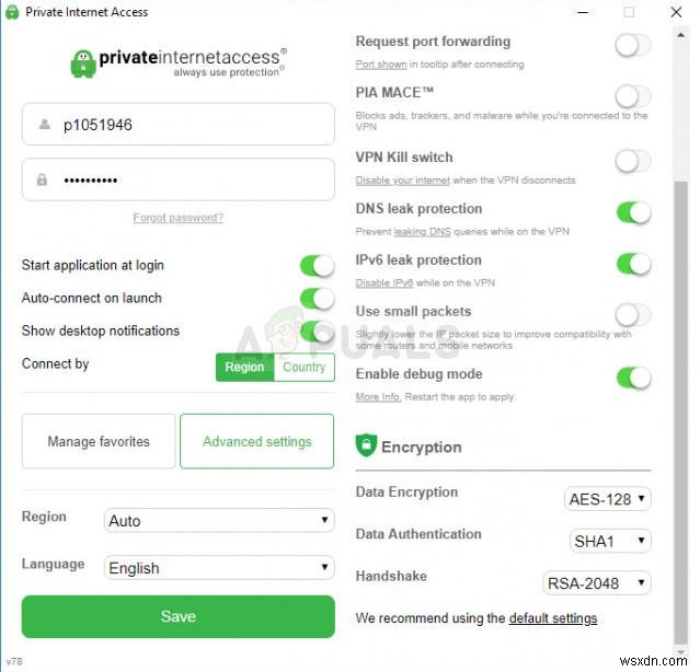 Cách khắc phục lỗi PIA (Private Internet Access) không kết nối trên Windows