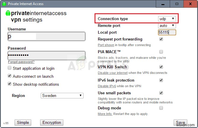 Cách khắc phục lỗi PIA (Private Internet Access) không kết nối trên Windows