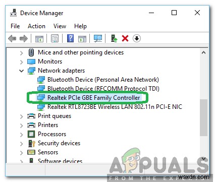Cách khắc phục Realtek PCIe GBE Family Controller không chạy tại tốc độ tối đa