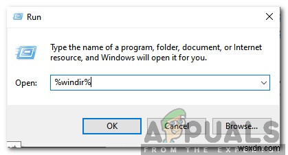 %windir% là gì?