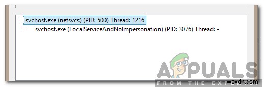 svchost.exe (LocalServiceAndNoImpersonation) là gì? Có phải virus không?