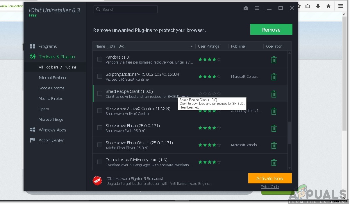 Shield Recipe Client là gì? Có nên gỡ không?