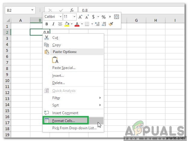 Cách ngăn Excel tự động thay đổi định dạng số