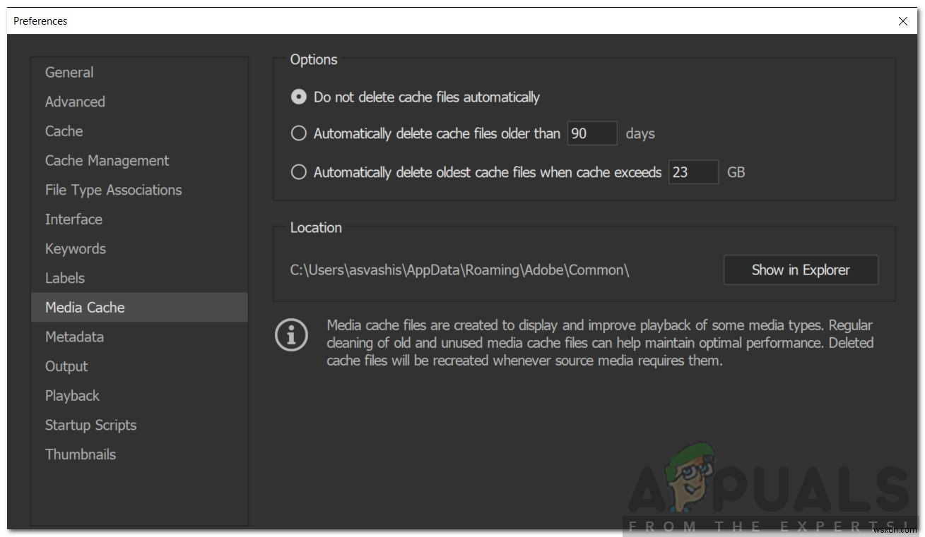 Cách khắc phục lỗi  The Importer Reported a Generic Error  trong Adobe Premiere