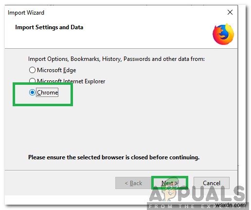 Cách nhập Bookmark từ Chrome sang Firefox
