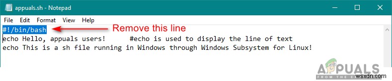 Cách thực thi file SH trên Windows