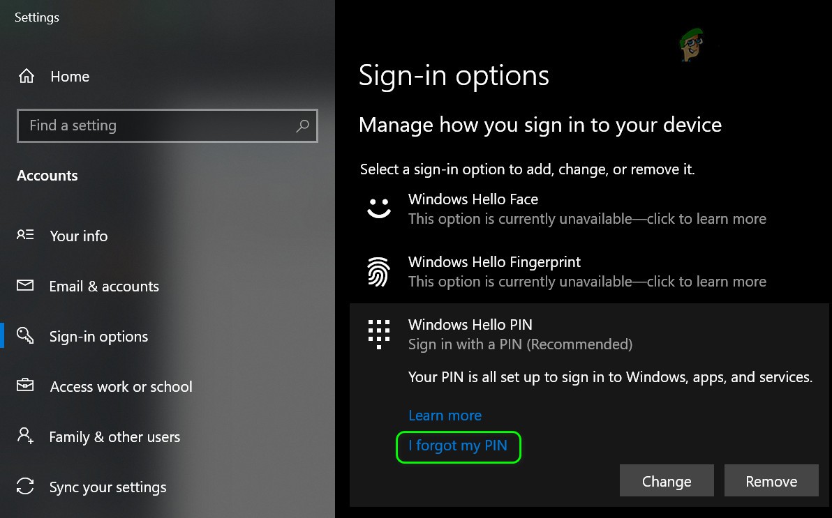 Cách khắc phục Windows Hello không hoạt động trên Windows 10