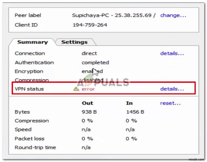Cách khắc phục lỗi trạng thái VPN Hamachi