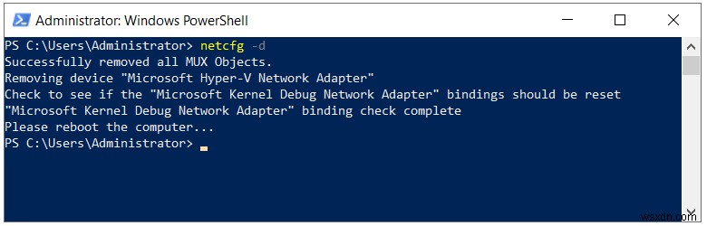 Khắc phục: Không thể tạo Hyper-V 2019 Virtual Switch (Lỗi 0x80070002)