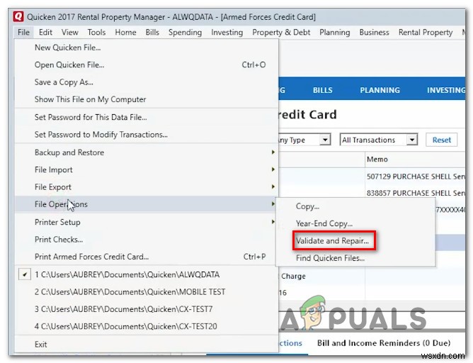 Cách khắc phục lỗi Quicken CC-502