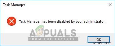 Cách tắt Task Manager cho người dùng chuẩn (Standard User)