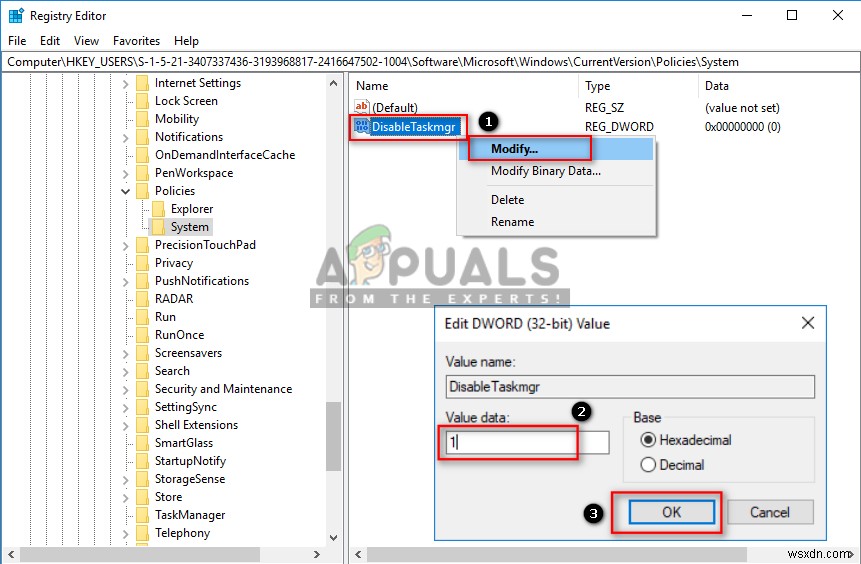 Cách tắt Task Manager cho người dùng chuẩn (Standard User)