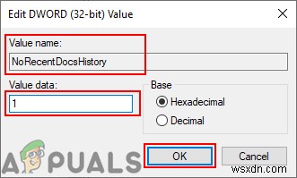 Cách vô hiệu hóa Recent Files (File gần đây) trong Windows 10