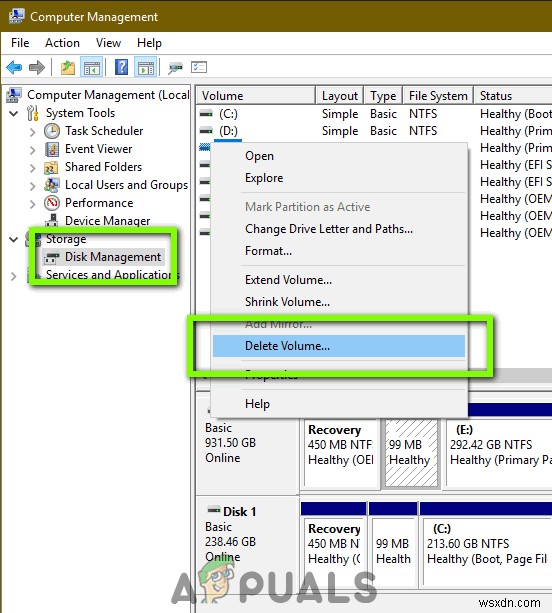 Cách phân vùng ổ USB trên Windows