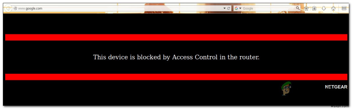 Khắc phục: Thiết bị này bị chặn bởi Kiểm soát truy cập trong Router