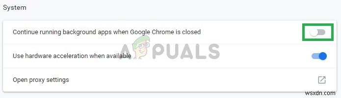 Cách ngăn Google Chrome chạy ngầm trên Windows 10