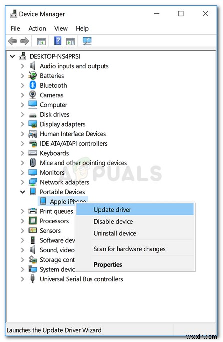 Khắc phục:  Trình điều khiển cần thiết cho iPhone này chưa được cài đặt  trên Windows 10