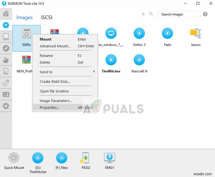 Khắc phục: Đảm bảo file là ổ NTFS và không trong thư mục/ổ nén