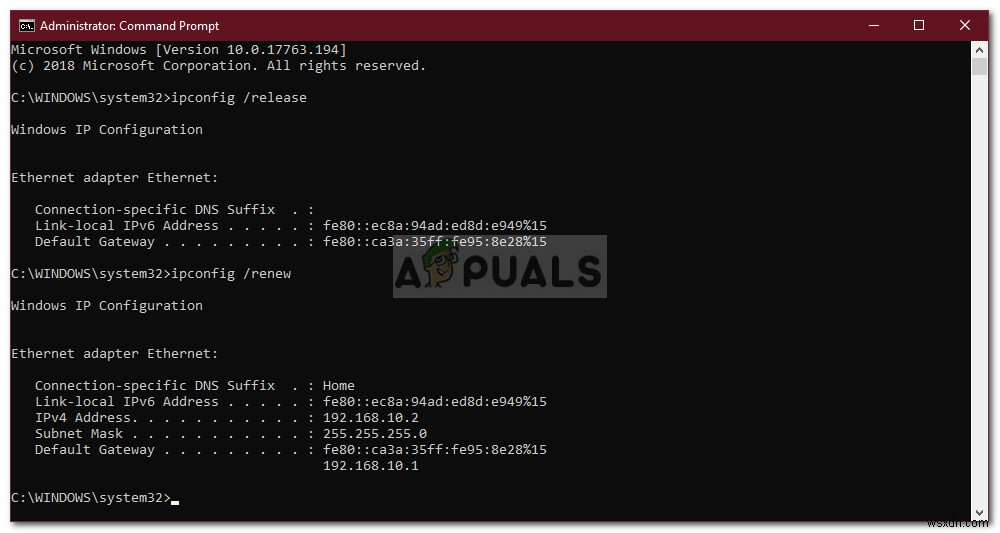 Khắc phục: Ethernet Mạng không xác định trên Windows 10