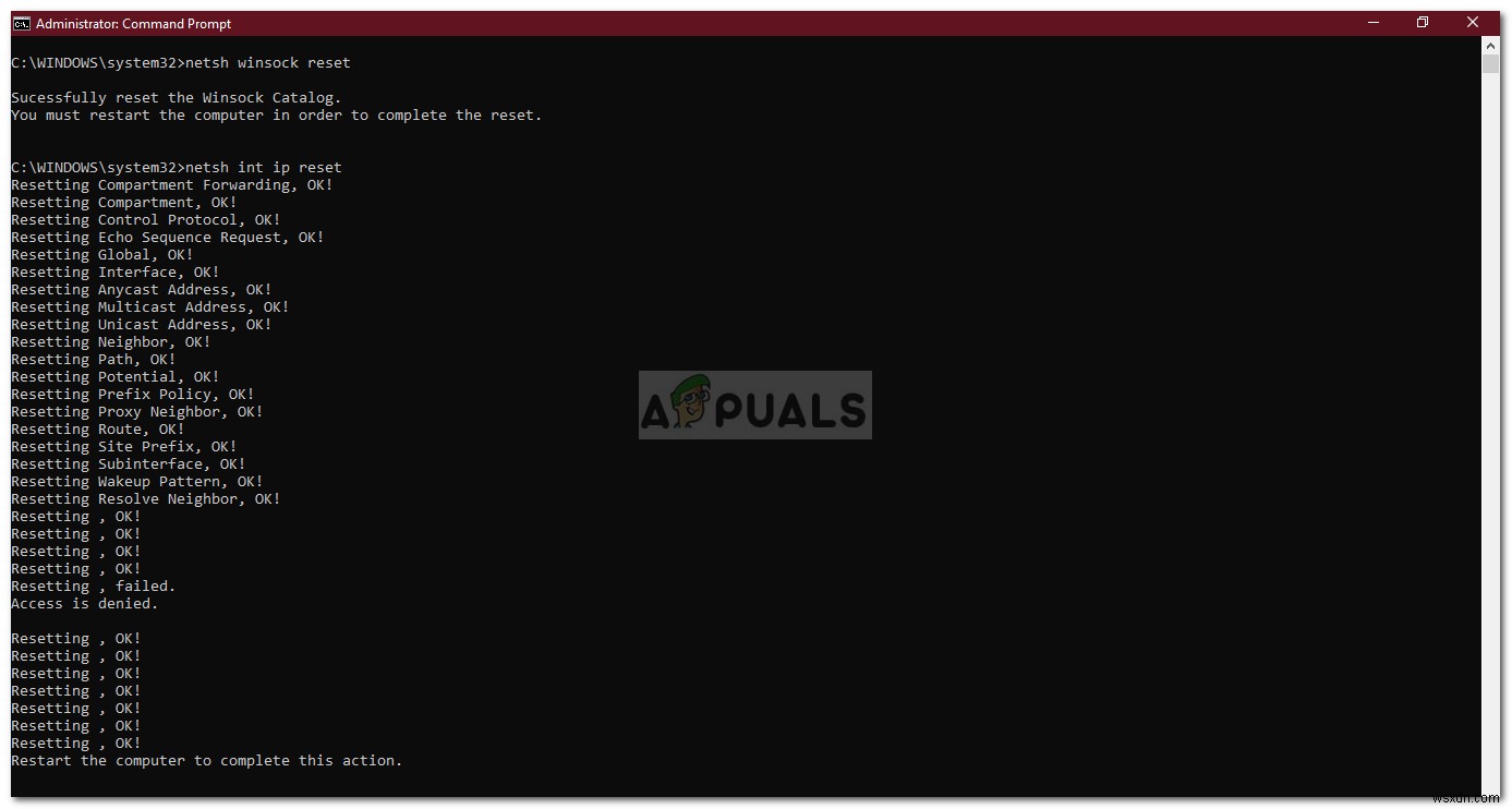 Khắc phục: Ethernet Mạng không xác định trên Windows 10