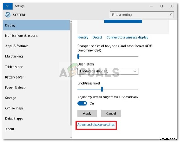 Khắc phục: Màn hình không hiển thị toàn màn hình trên Windows 10