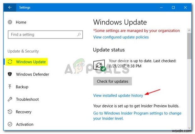 Khắc phục: Lỗi Windows Update 0x8024a11a trên Windows 10